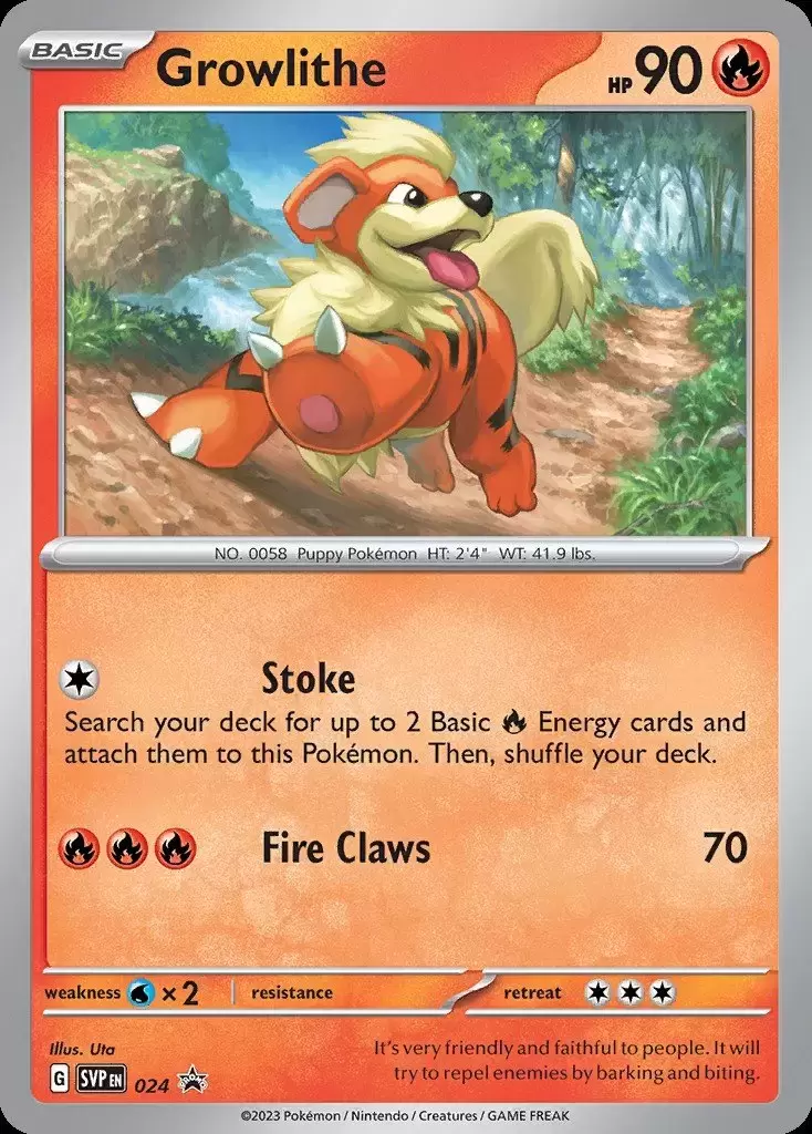 Scarlet & Violet Promos - SVPen - Growlithe