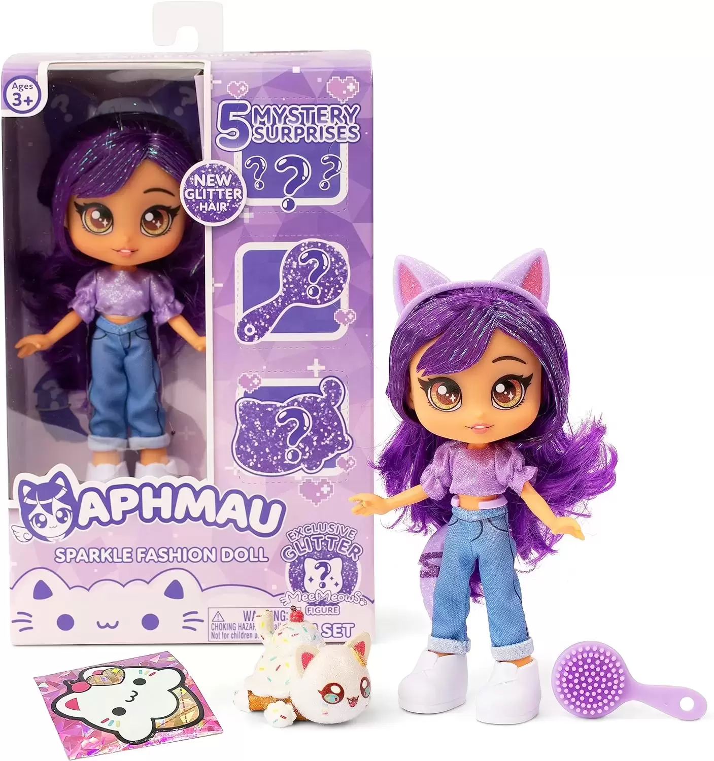 NEW 2022 Aphmau Fashion Doll & Mystery MeeMeows Surprise Figures