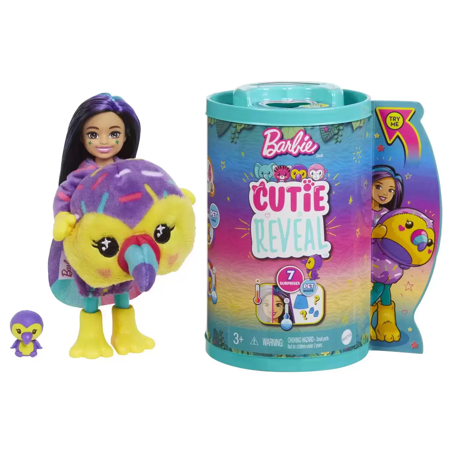 Barbie Cutie Reveal - Tucan Plush Costume (Chelesa)