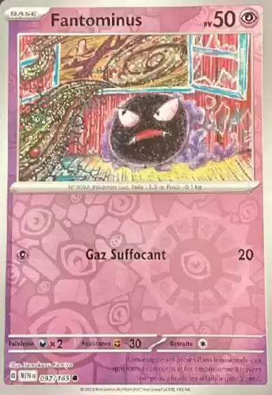 Ecarlate & Violet 151 - MEWFR - Gastly Reverse
