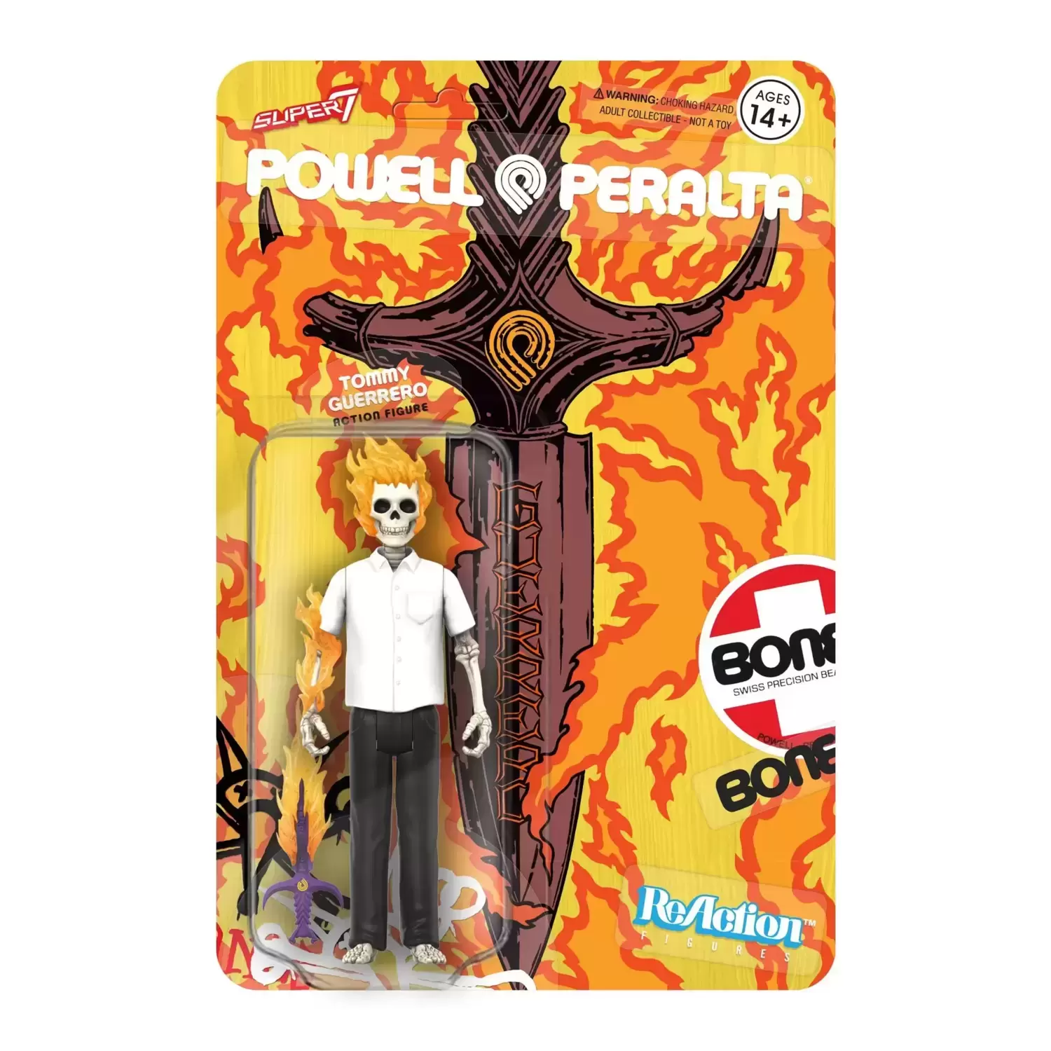 ReAction Figures - Powell Peralta - Tommy Guerrero Flaming Dagger (Recolor)