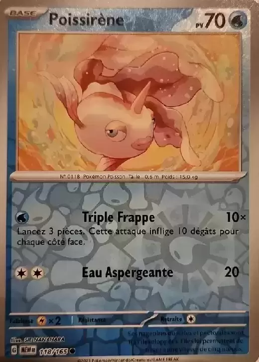 Ecarlate & Violet 151 - MEWFR - Goldeen Reverse