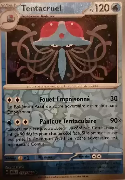 Ecarlate & Violet 151 - MEWFR - Tentacruel Reverse