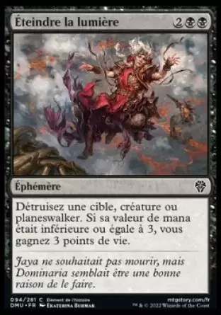 Dominaria Uni - Éteindre la lumière