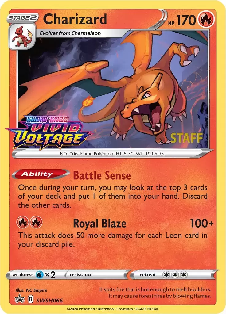 Sword & Shield Promos - Charizard Staff