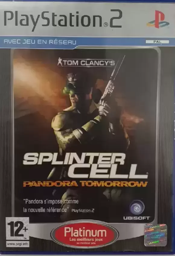 Buy Playstation Ps2 Splinter Cell Pandora Tomorrow