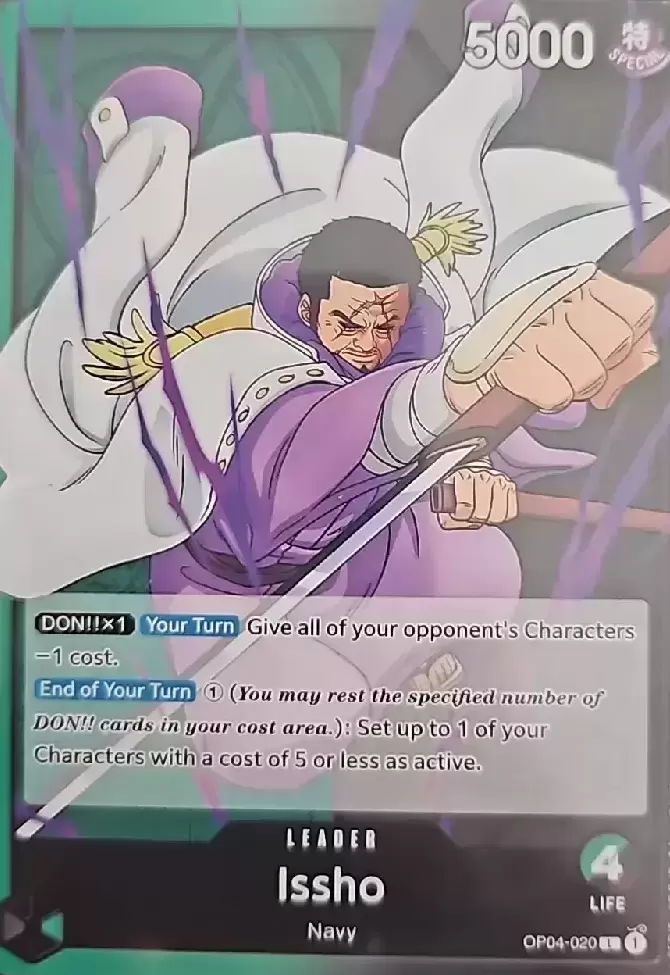 ONE PIECE CARD GAME OP04-020 L Parallel Issho