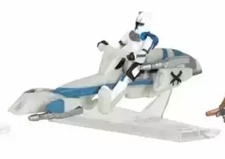 Micro Galaxy Squadron - Barc Speeder With Captain Rex (Mystery Vehicle & Figure)