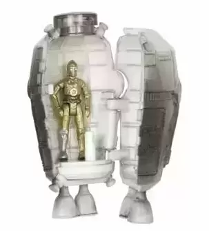 Micro Galaxy Squadron - Escape Pod With C-3PO (Mystery Vehicle & Figure)