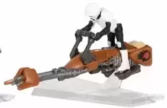 Micro Galaxy Squadron - Speeder Bike - Scout Trooper (Mystery Vehicle & Figure)