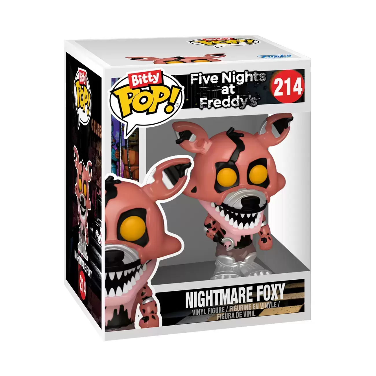 Funko Pop: Nightmare Foxy #214 - Five Nights At Freddy's fnaf em Promoção  na Americanas