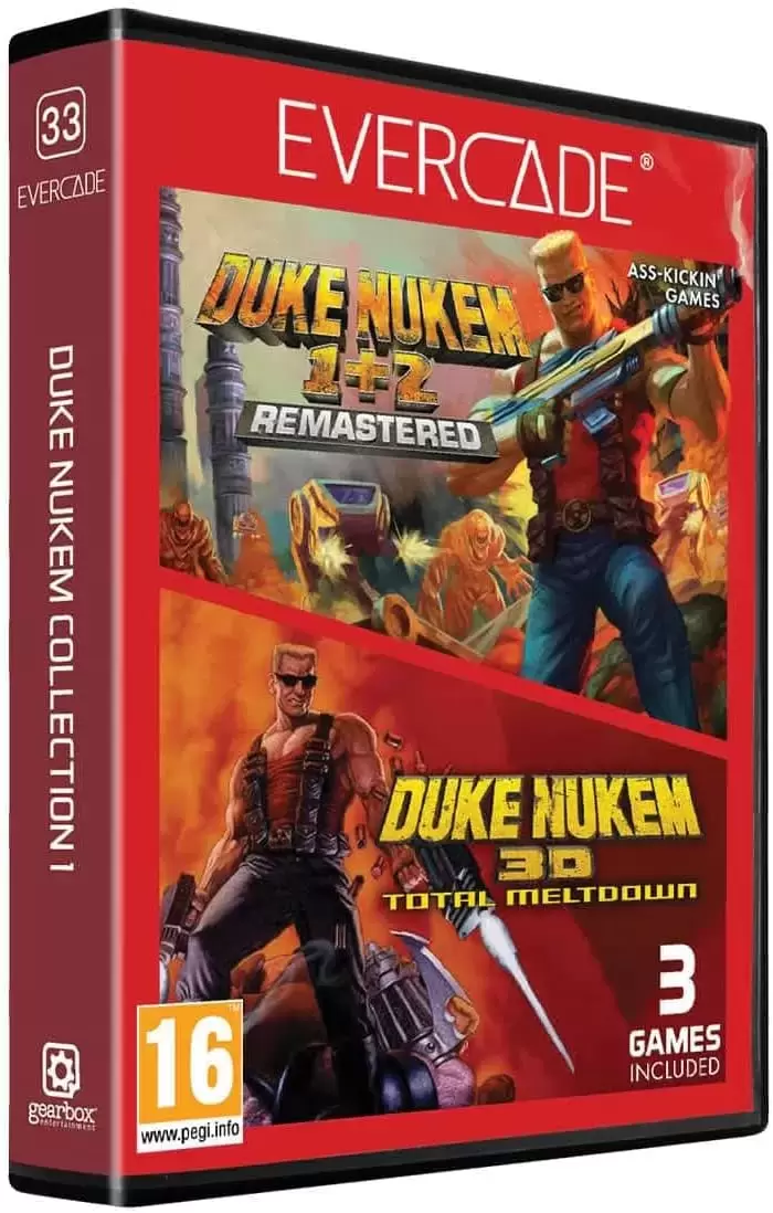 Evercade Games - Duke Nukem Collection 1 Cart. 33
