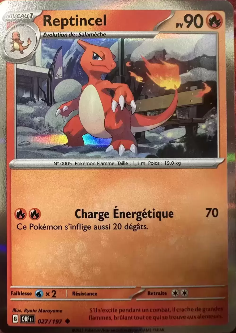Flammes Obsidiennes - OBFFR - Reptincel Mirage Holographique