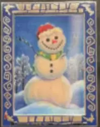 Pins Limited Edition - Haunted Mansion Holiday Portraits (Lenticular) - Snowman/Pumpkinman