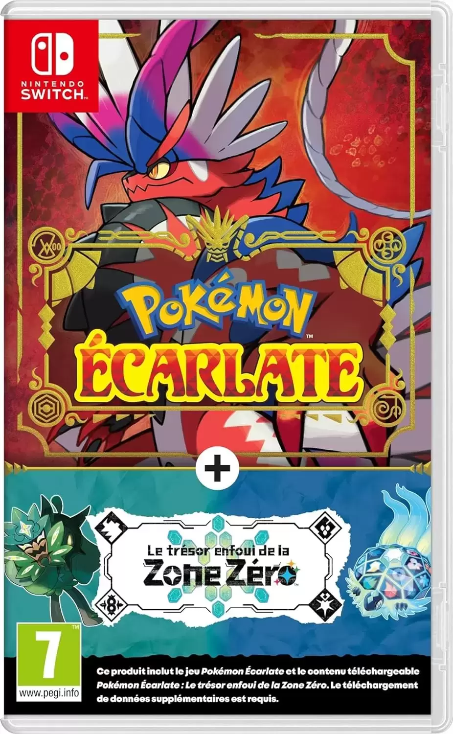 Nintendo Switch Games - Pokemon Ecarlate + Le Trésor Enfoui de la Zone Zéro