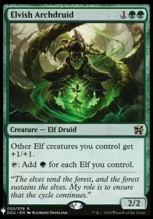 The list - Archidruide elfe