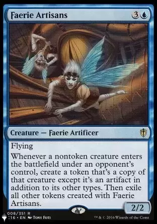 The list - Artisans færies