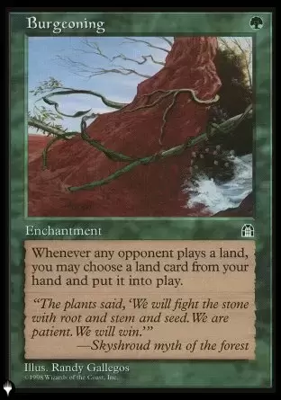 The list - Bourgeonnement