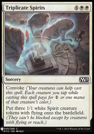 The list - Esprits triplets