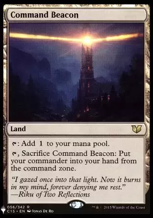 The list - Flambeau du Commandement