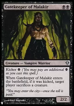 The list - Gardien de la porte de Malakir