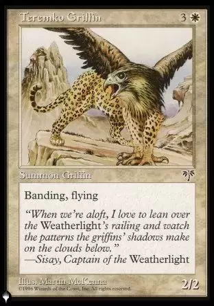 The list - Griffon de la Térëmko