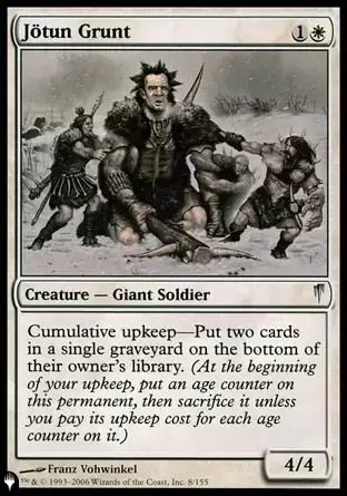 The list - Grognard jötun