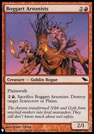 The list - Incendiaires boggarts