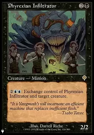 The list - Infiltrateur phyrexian