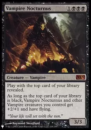 The list - Nocturnus vampire
