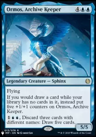 The list - Ormos, gardienne des archives
