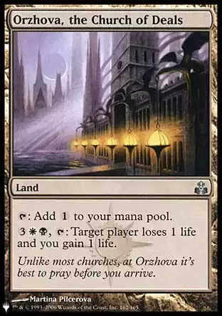 The list - Orzhova, l\'Église des Transactions