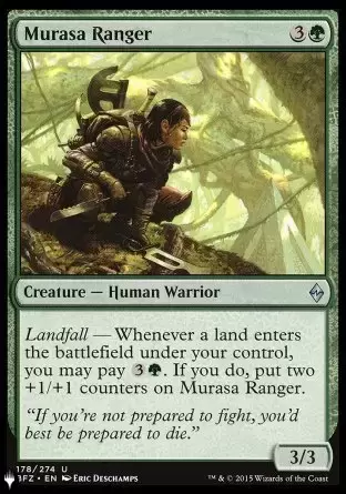 The list - Ranger de Murasa