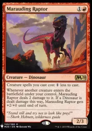The list - Raptor en maraude