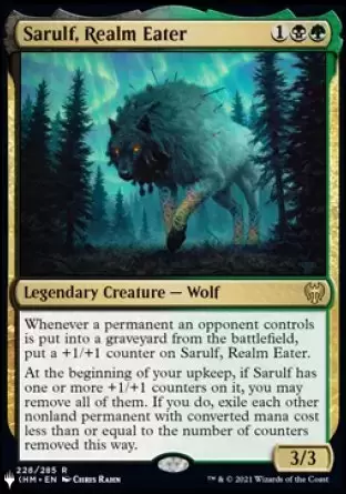 The list - Sarulf, dévoreur de royaume