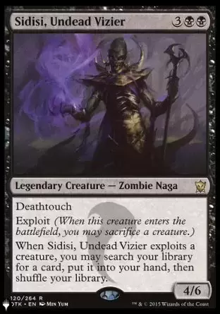 The list - Sidisi, vizir morte-vivante