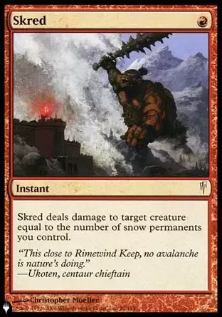 The list - Skred