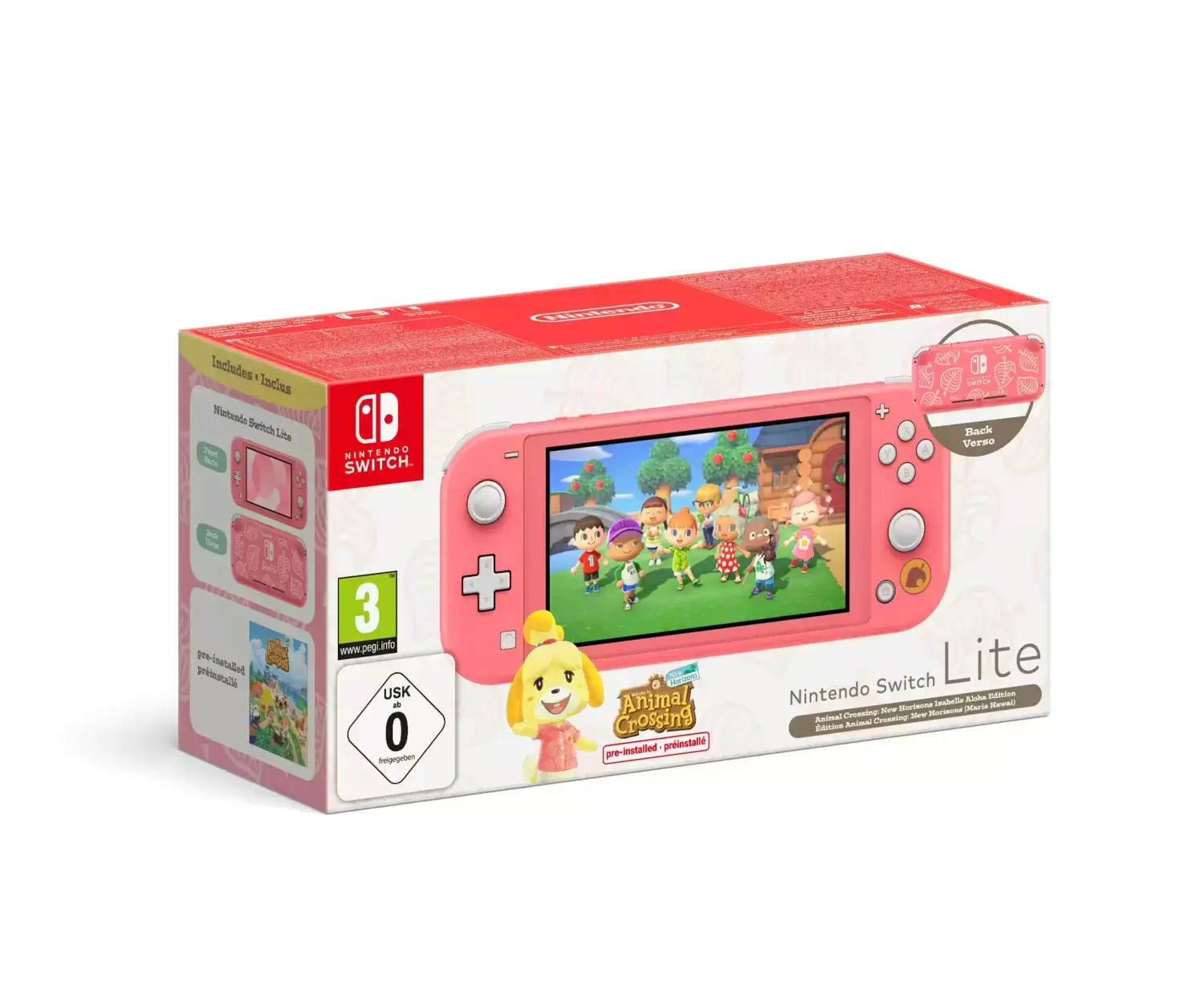 Nintendo Switch Stuff - Nintendo Switch Lite Edition Animal Crossing New Horizons (Maria Hawaii)