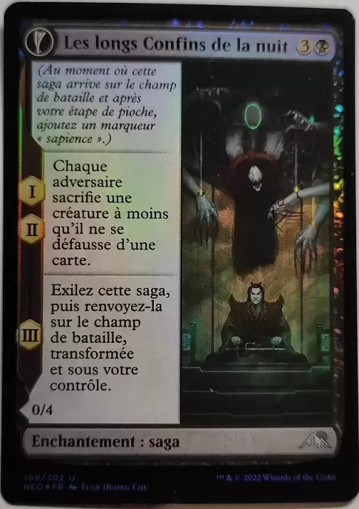 Kamigawa La Dynastie Néon - Les longs Confins de la nuit Foil