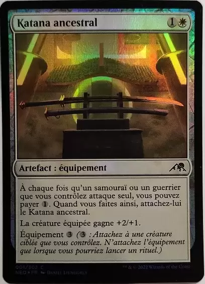 Kamigawa La Dynastie Néon - Katana ancestral Foil