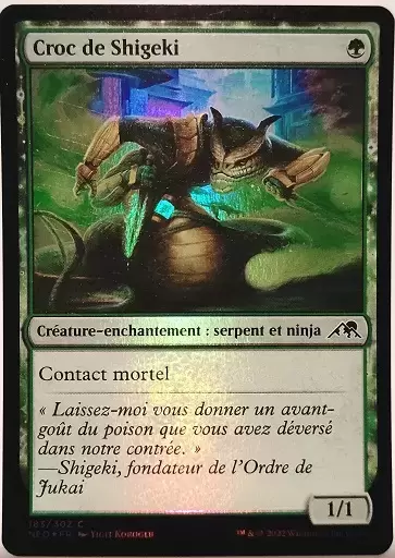 Kamigawa La Dynastie Néon - Croc de Shigeki Foil