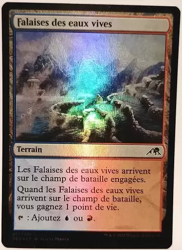Kamigawa La Dynastie Néon - Falaises des eaux vives Foil