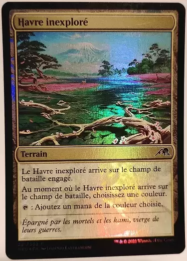 Kamigawa La Dynastie Néon - Havre inexploré Foil