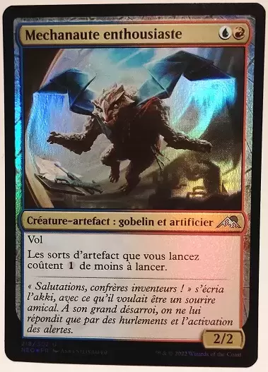 Kamigawa La Dynastie Néon - Mechanaute enthousiaste Foil