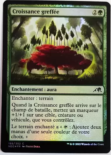 Kamigawa La Dynastie Néon - Croissance greffée - Foil