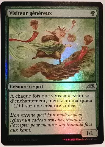 Kamigawa La Dynastie Néon - Visiteur généreux Foil
