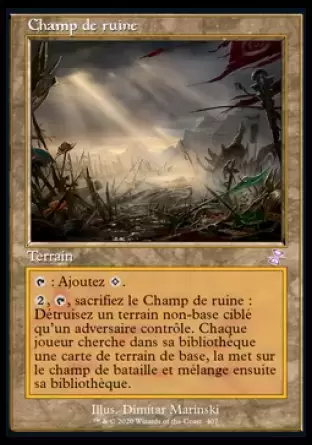 Spirale temporelle Remastered - Champ de ruine
