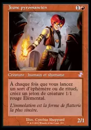 Spirale temporelle Remastered - Jeune pyromancien
