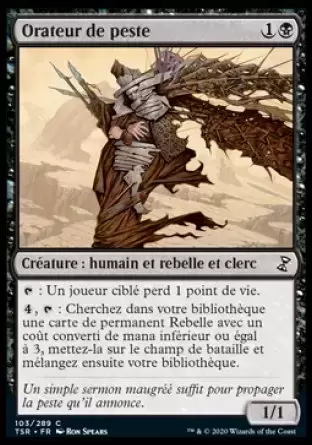 Spirale temporelle Remastered - Orateur de peste