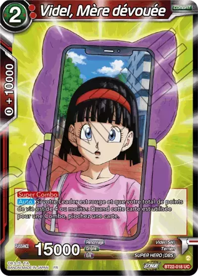 Critical Blow [BT22] - Videl, Mère dévouée